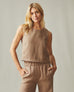 Women's Linen Tank - Pine Bark